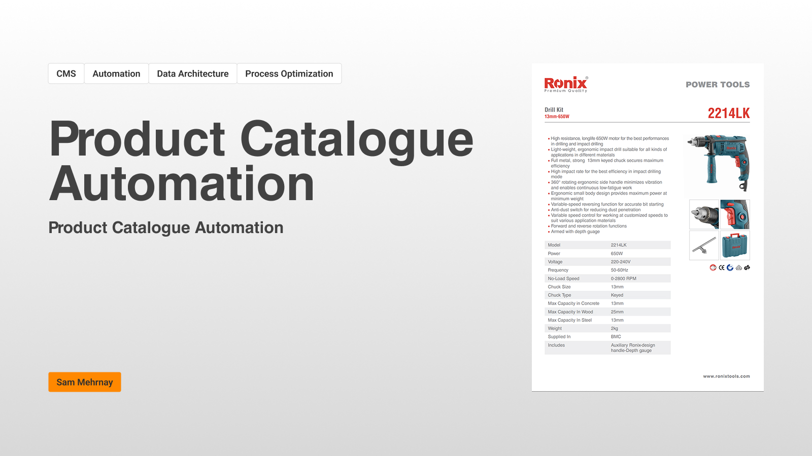 Project image 1 for Product Catalogue Automation – Saving 90% Production Time