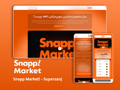 Project image 2 for Snapp Market - Yearly Wrap Landing Page.